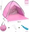 Eplze Automatic Pop Up Beach Tent 2-3 Persons ,Pink