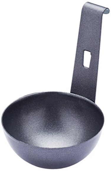 KitchenCraft Kitchen Craft Large Single Non-stick Egg Poacher Cup, one size, black