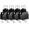 DIYhz 15Amp Circuit Breakers Thermal Overload Switch Protector 88 Series Manual Push Button Reset with Quick Connect Terminals and Waterproof Button Cap 32VDC or 125/250VAC 4PCS