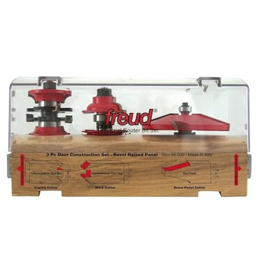 Freud 3 Piece Door Construction Bit Set