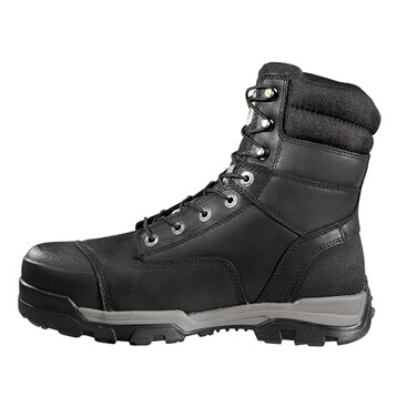 Carhartt Men's CSA 8" Ground Force WP Ins PR Comp Toe Work Boot CMR8959, Black, 8W US