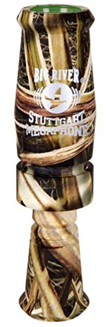 Flambeau Outdoors Big River Stuttgart Megaphone Duck Call, Mossy Oak Camo