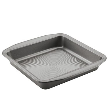 Circulon Nonstick Bakeware Baking Pan / Cake Pan, Square - 9 Inch, Gray