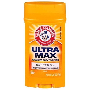 ARMHAMMER ULTRAMAX Anti-Perspirant Deodorant Invisible Solid Unscented 2.60 oz ,Pack of 10