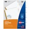 Avery Big Tab Insertable Dividers, 5-Tab, Clear, 1 Set