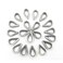 Vafon M6 Galvanized Steel 1/4" Diameter Wire Rope Cable 6mm Thimbles Rigging 20PCS