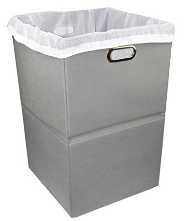Freegrace Extra Large Laundry Hamper, Foldable Basket with Laundry Bag