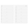 Discagenda Planner Insert Refills 6-Hole Ringbound 60 Sheets 120gsm 80lb 5.8x8.3in ,Contacts, A5