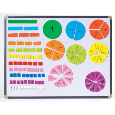 Didax Educational Resources Magnetic Fraction Tiles