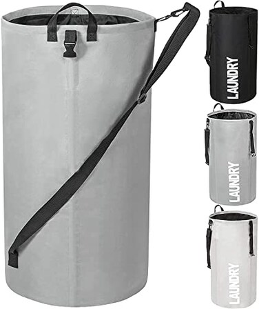Chrislley 106L Collapsible Laundry Basket, Laundry Backpack, Laundry Bag