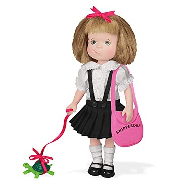 YOTTOY Eloise CollectionEloise Poseable Doll with Skipperdee TurtlePurse in Take-Along Box