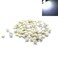 Xiaoyztan 100Pcs 1W White LED Bead Chips DC 3.0-3.2V