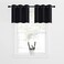 NICETOWN Small Kitchen Window Curtains Valances for Basement Window
