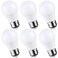 TORCHSTAR 6-Pack A15 LED Bulbs Dimmable Light Bulb for Ceiling Fan 3000K