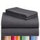 LuxClub Queen Size Sheet Set, CoolingSoft Deep Pocket Bed Sheets, 4PC