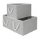 StorageWorks Storage Bins with Rope Handles, Gray, Extra Large, 3-Pack