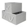 StorageWorks Storage Bins with Rope Handles, Gray, Extra Large, 3-Pack