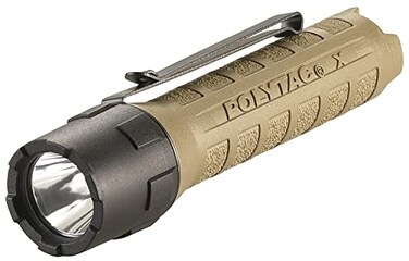 Streamlight 88602 PolyTac X 600-Lumen Tactical Flashlight, Coyote