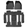 MAX LINER MAXLINER Custom Fit Floor Mats 2 Row Liner Set Compatible with 2008-2017 Buick Enclave