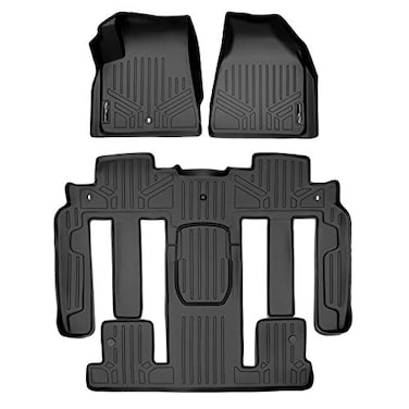 MAX LINER MAXLINER Custom Fit Floor Mats 2 Row Liner Set Compatible with 2008-2017 Buick Enclave