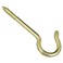 National Hardware Ceiling Hooks,8, 2-9/16", 3-Pack, Solid Brass