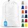 Handy Laundry Heavy Duty Laundry Bag&ldquo; 22 x 32 in Durable Polyester, Extra Large, Machine Washable, Strong Drawstring Closure, Laundry Essentials for Travel, Dorm, Storage, White