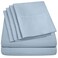 Sweet Home King Size Bed Sheets - 6 Piece 1500 Supreme Collection Fine Brushed Microfiber Deep Pocket King Sheet Set Bedding - 2 Extra Pillow Cases, Great Value, King, Misty Blue