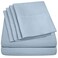 Sweet Home King Size Bed Sheets - 6 Piece 1500 Supreme Collection Fine Brushed Microfiber Deep Pocket King Sheet Set Bedding - 2 Extra Pillow Cases, Great Value, King, Misty Blue