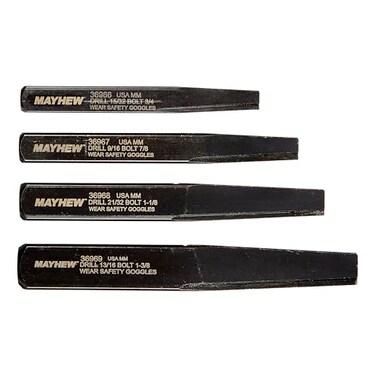 Mayhew Pro 37331 Screw Extractor Set, 4-Piece