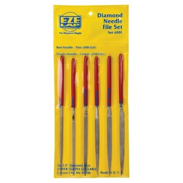 EZE-LAP 600F Fine Grit Diamond Needle File Set