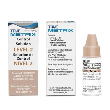 TRUE METRIX Control Solution Level 2, 3 mL Bottle