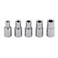 JDYYICZ 5Pcs E Torx Star Female Bit Socket Set 1/4" Drive E4 -E8