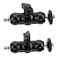 CAMVATE Universal Magic Arm with 1/4"-20 Thread,Black,2 Pieces- 2080