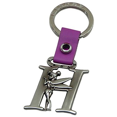 Disney Tinker Bell Letter H Pewter Key Chain