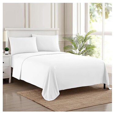 Sweet Home 1800 Thread Count Sheet Set“ Soft Egyptian Quality Brushed Microfiber Sheets“ Luxury Bedding Set with Flat Sheet, Fitted Sheet, 2 Pillow Cases