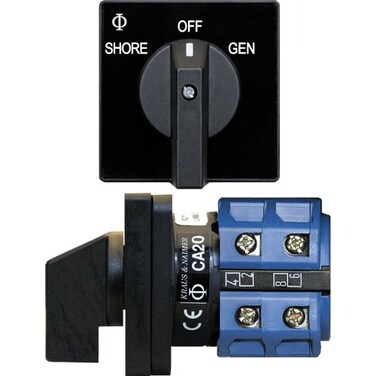 Blue Sea Systems 9009 AC Rotary Switch - OFF2 Positions 120V AC 30A