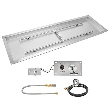 Stanbroil 30 x 10 Inch Rectangular Drop-in Gas Fire Pit Burner Kits