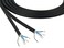 CANARE L-4E6S Microphone Cable, Quad Core, Black Bulk ,60 feet
