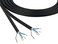 CANARE L-4E6S Microphone Cable, Quad Core, Black Bulk ,60 feet