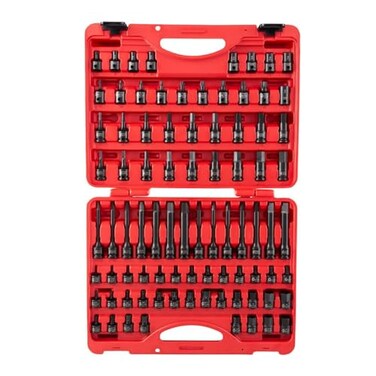 Sunex Tools Sunex 3569 3/8" Dr. Master Hex Bit Impact Socket Set ,84 Piece