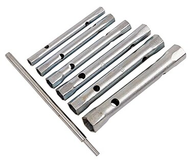 Amtech K1150 SpannerTommy Bar, 6pc Box, Set of 6 Pieces