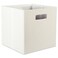 DII Fabric Storage Cube Organizer Bin 13x13x13 Foldable, Off-White