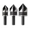 Irwin Tools IRWIN Drill Bit Set, Countersink, Black Oxide, 3-Piece ,1877720