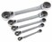 Bahco S4RM Series Reversible Ratchet Spanners Set5 PieceReversible