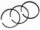 BriggsStratton 495854 Standard Piston Ring Set