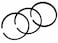 BriggsStratton 495854 Standard Piston Ring Set