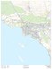 MapSherpa Los Angeles County, California - 36" x 48" Laminated Wall Map