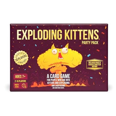 Exploding Kittens Party Pack, 2-10 Players, Ages 7Card Game