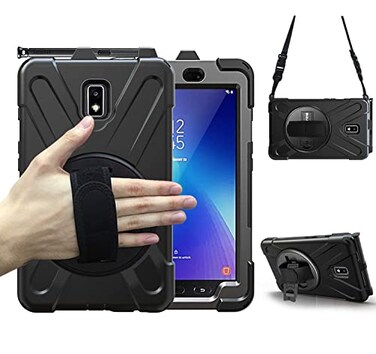 BRAECN Case for Samsung Galaxy Tab Active 2-8 inch Black