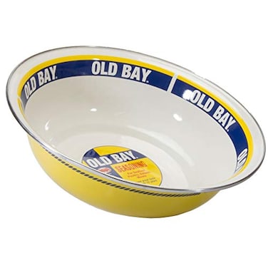 Golden Rabbit Enamelware Serving Basin, 4 quart, Old Bay